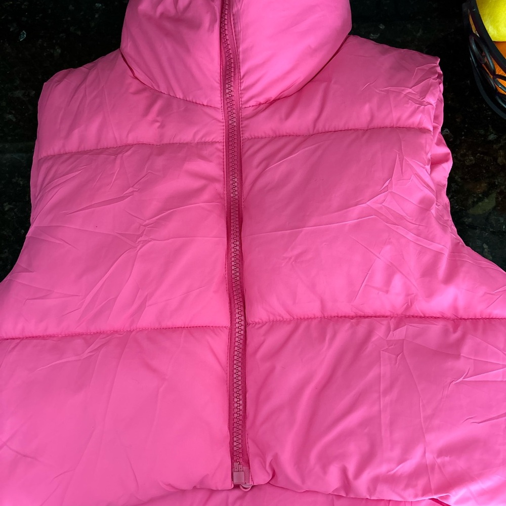 Kids Pink Puffer Jacket